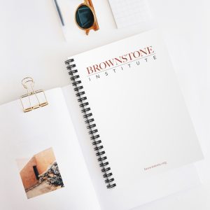Brownstone-gewundenes Notizbuch