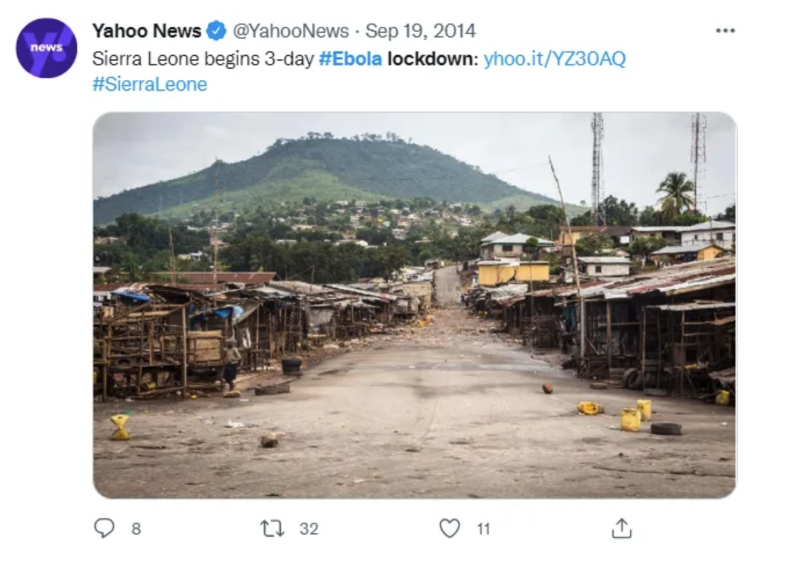 Yahoo Verrouillage d'Ebola
