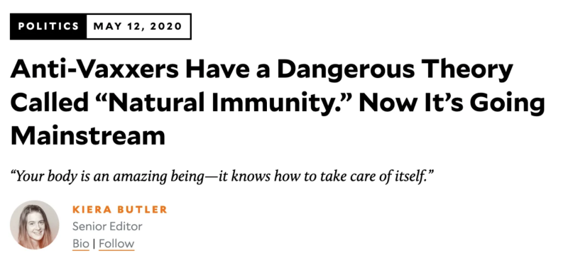 inmunidad natural peligrosa