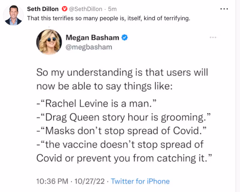 Twitter di Seth Dillon