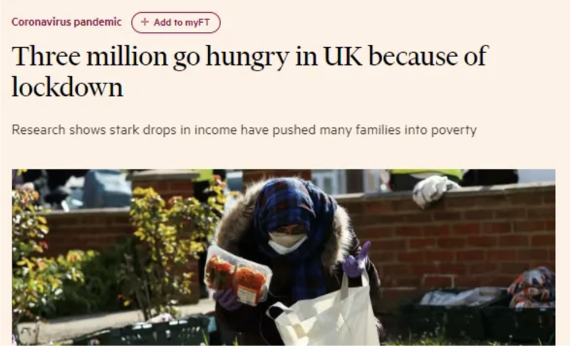 جائع في المملكة المتحدة