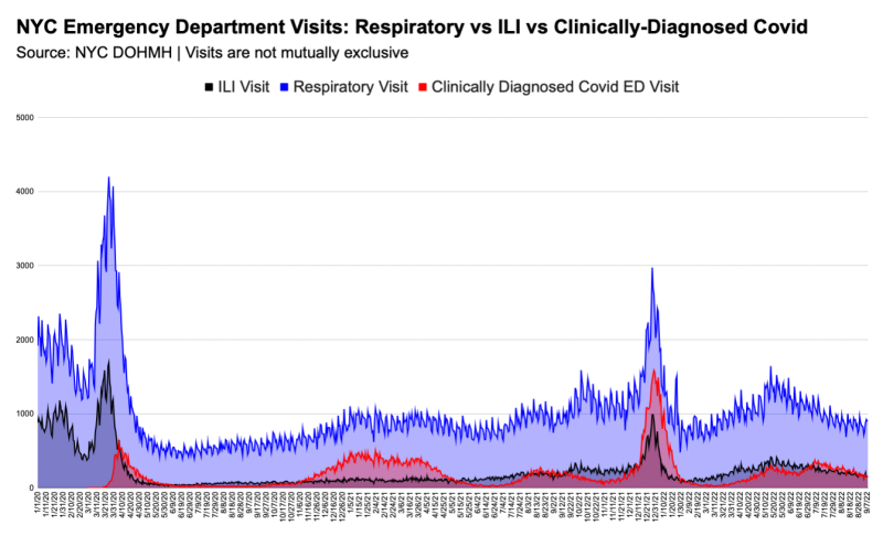 NYC ER visits