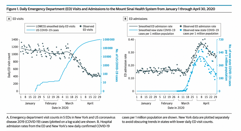 Mount Sinai ER visits