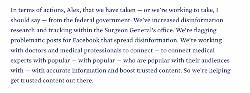 Briefing v Bílém domě