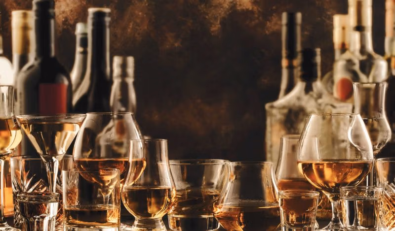 bebendo mortes em excesso