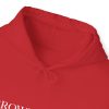 Brownstone Institute - Red Hoodie Detail