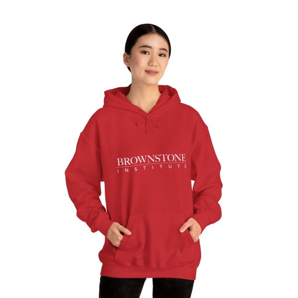 Brownstone Institute - Red Hoodie front