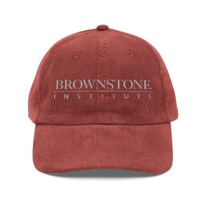 Vintage Corduroy Baseball Cap - Brownstone Institute Embroidery