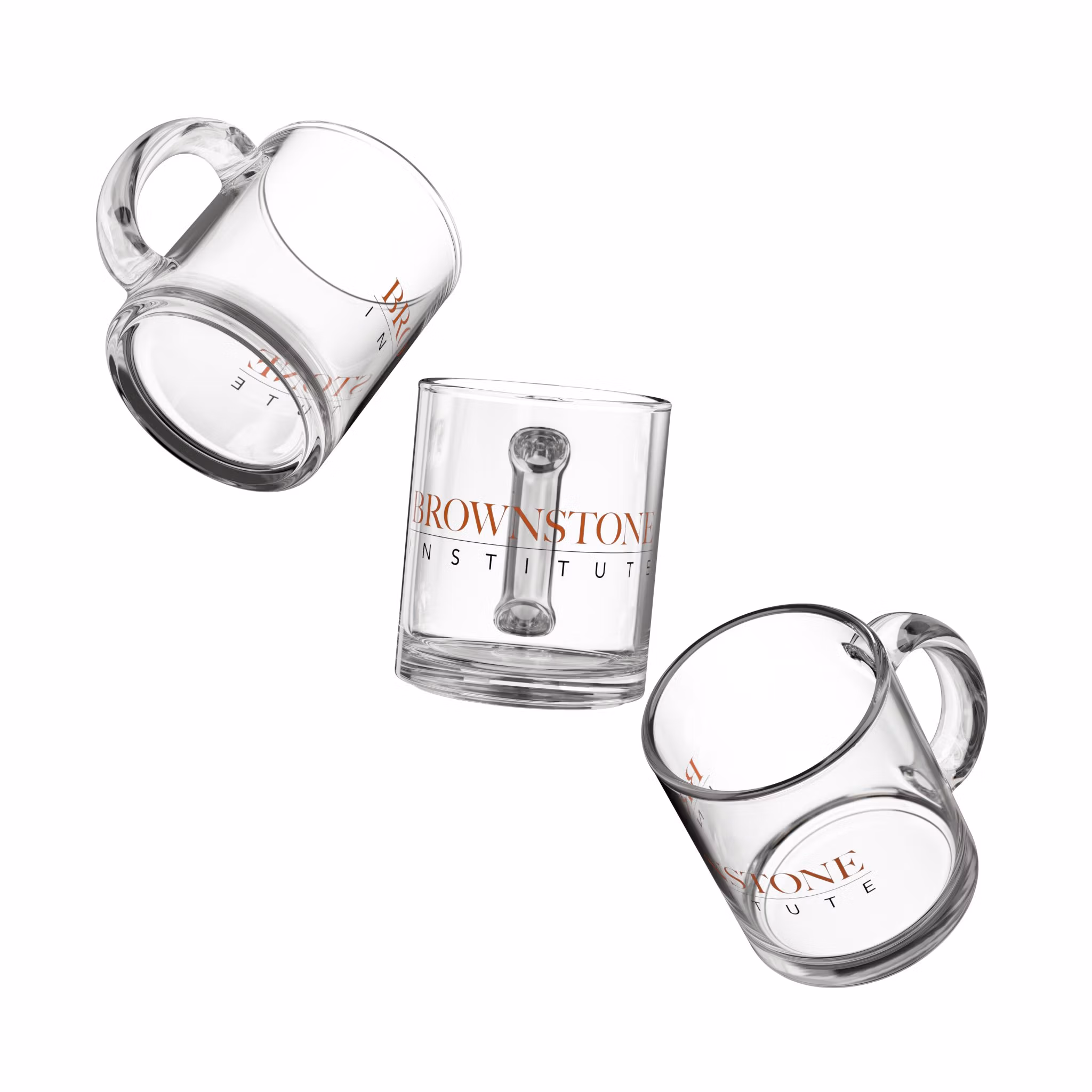 Staklena šalica od 10 ml s logotipom Brownstone Instituta - Savršeno za ljubitelje kave/čaja - Slika 3